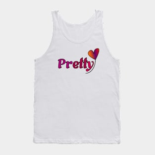 Pretty typography design by dmerchworld Tank Top